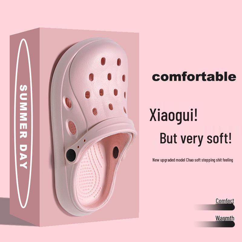 

Baotou Beach Женские и мужские летние сандалии и шлепанцы на толстой подошве - Двухцелевые спортивные уличные перфорированные туфли 40-41 (Runs Small by 1-2 Sizes)