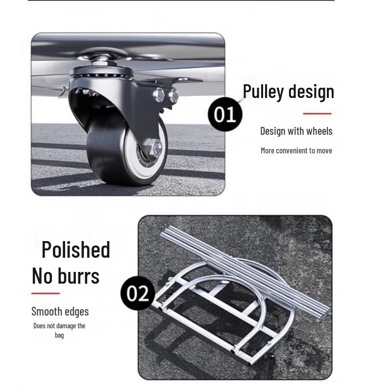 Folding Agricultural Grain Bag Mobile Support Stand