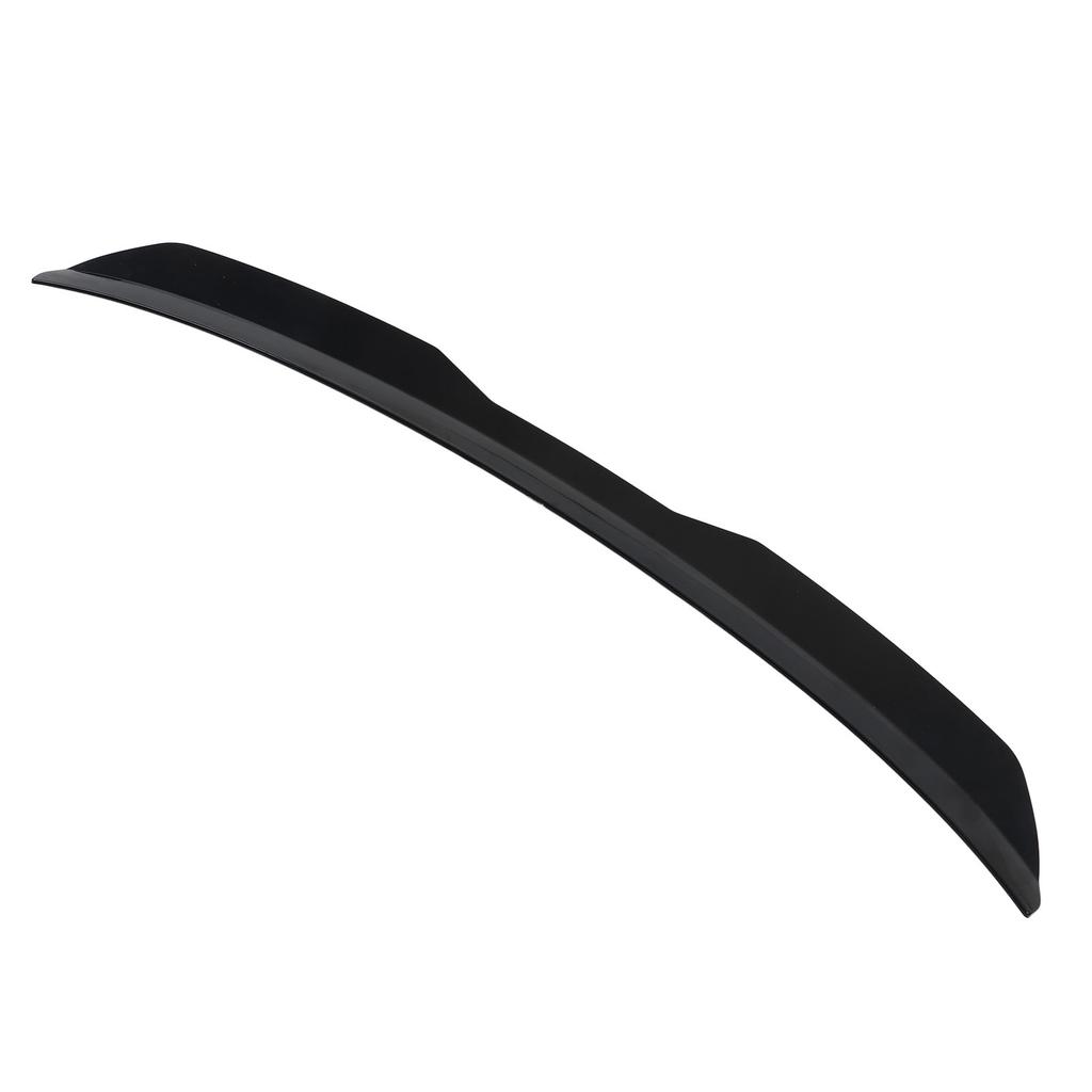 Rear Window Roof Spoiler Visor Deflector Universal Fit Reduce Resistance Window Top Lip Molding Trim Glossy Black