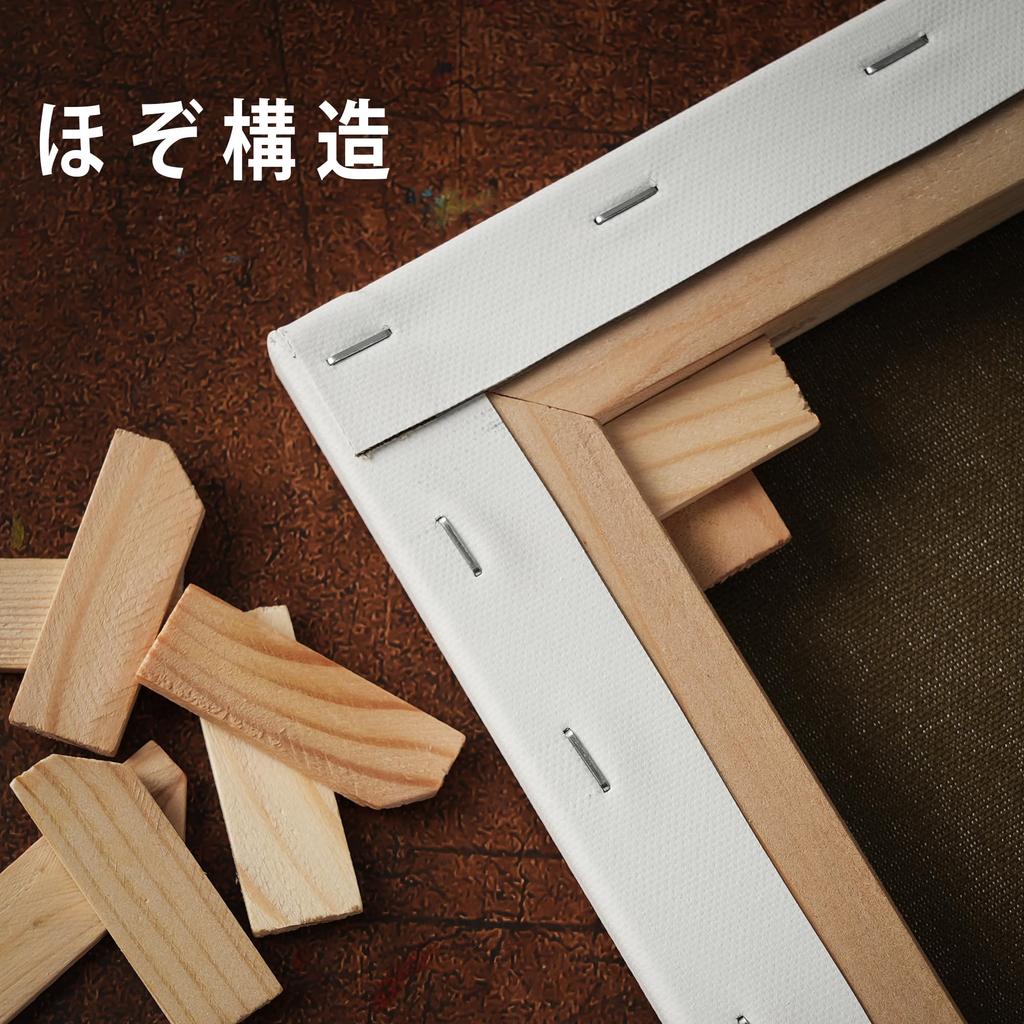 PHOENIX Natural Color Blend Stretched F10 X 2 Sheets Medium Grain Fabric with a Natural Professional Painting Supplies Ideal for Classic and Vintage