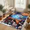 Personalized Crystal Velvet Carpet,Naruto Custom Printed Name, Plush Area Rug For Home Indoor Decor
