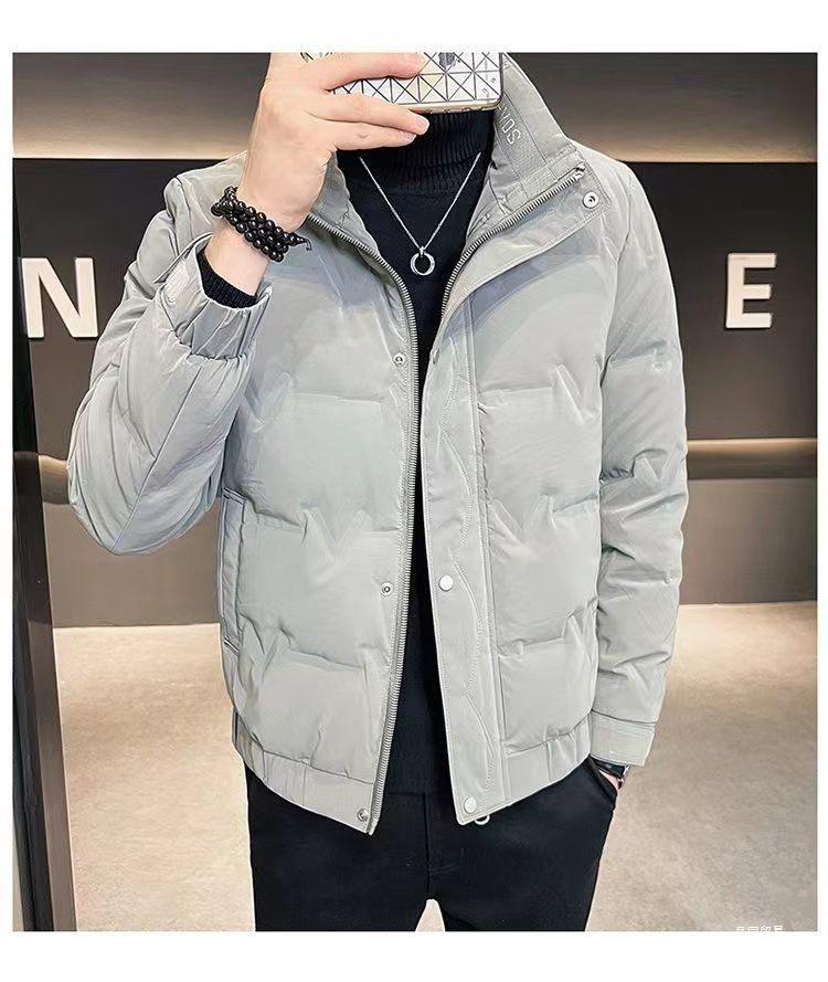 Herren Winter Slim Fit Leichte Daunenjacke