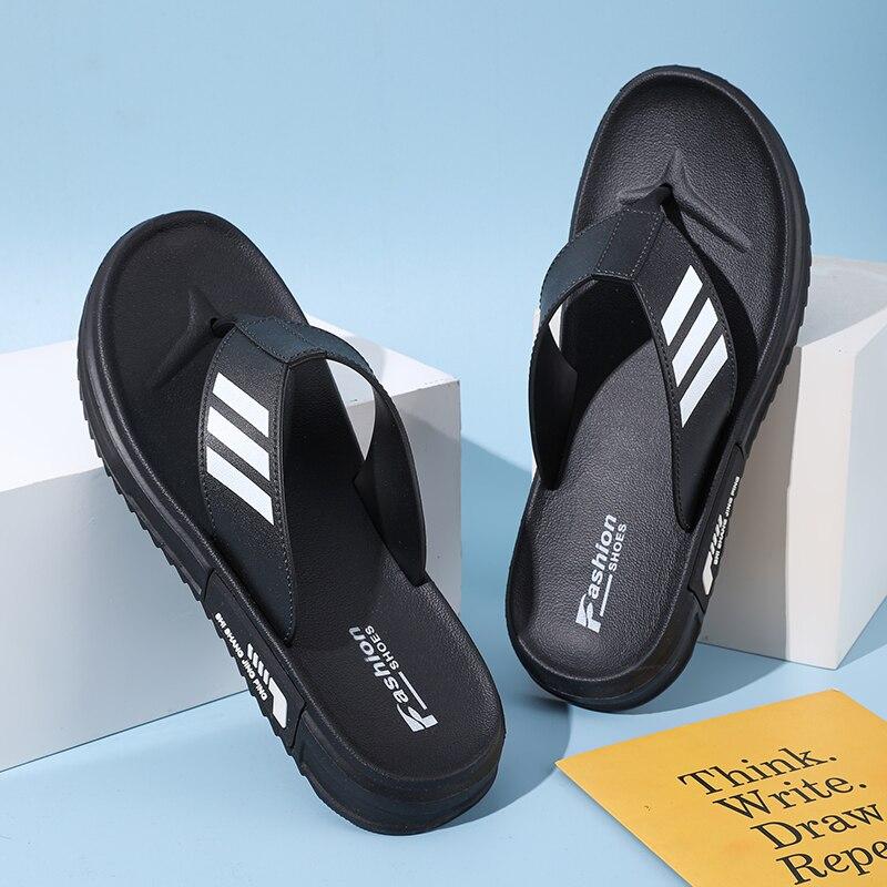Fashion Outdoor Flip Flop Men Summer Beach Slippers Eva Soft Indoor Household Slippers Anti -Slip Cool Bathroom Shoes