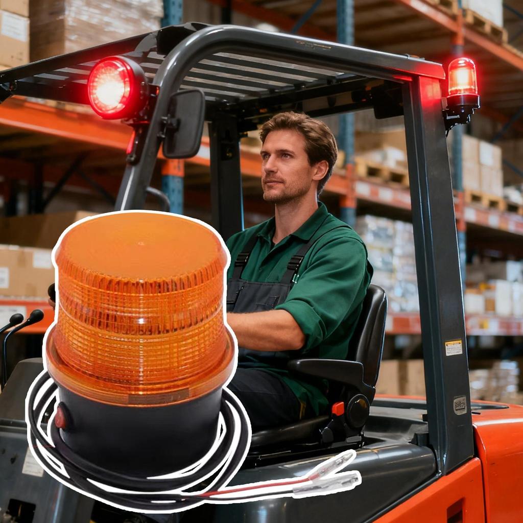 LED Strobe Lights DC12-72V LED Flashing Alarm Lamp Vehicle Strobe Light For Outdoor Truck Trailor Motorcycle Airport School Bus