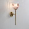 Modern Color Glass led Wall Light Bedroom Lights Nordic Flowers Wall Lamp for Living Room Dining Room Bedside Sconce Home Decor