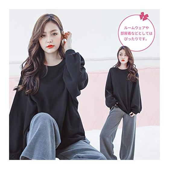 [MiniZaru] Room Wear Pajamas Women's Top and Bottom Set Long Sleeve Cute