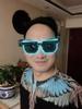 Wireless LED Mosaic Luminous Sunglasses - Creative Party Photo Props for TikTok, Birthdays, Bars, and Gifts