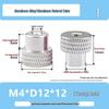 National Standard Aluminum Knurled Hand-Twist Nut M3-M10