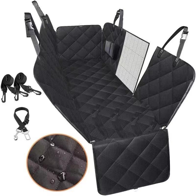 Dog Car Seat Cover Waterproof Pet Dog Carriers Travel Mat Hammock For Small Medium Large Dogs Car Rear Back Seat Safety Pad