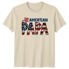 All American Papa Unisexs TShirt Patriotic Dad Fatherhood Fathers Day Gift For Him