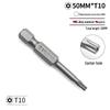 S2 Torx T5-T40 & Phillips Screwdriver Bit Set with Holes - Electric Compatible