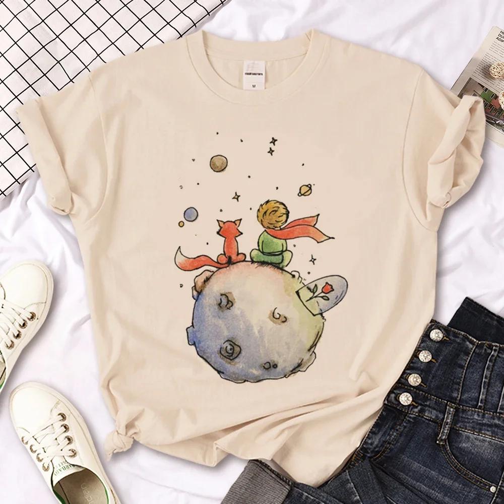 Little Prince T-shirt Women's Summer T-shirt Women's Casual Loose Designer Pattern Clothing