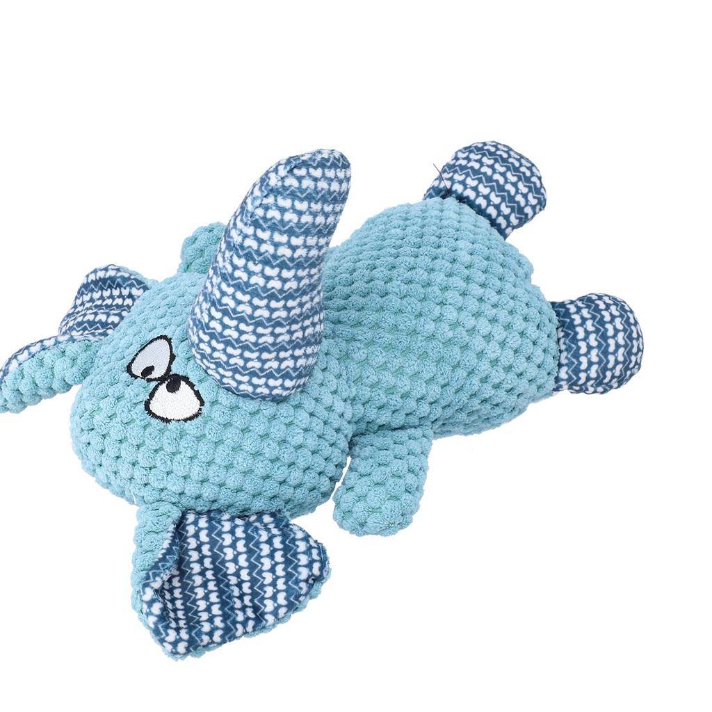 Elefant Hund Quietschspielzeug Niedliches Plüsch Stoffwelpe Kausound Spielzeug Molarenreinigung Zähne Plüsch Hundespielzeug