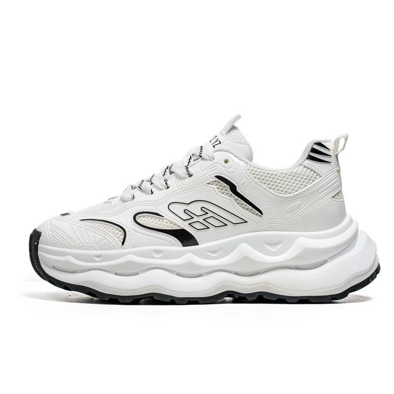 

Men s shoes new autumn platform trendy shoes college style lace-up casual sports shoes men s height-increasing student dad shoes 44