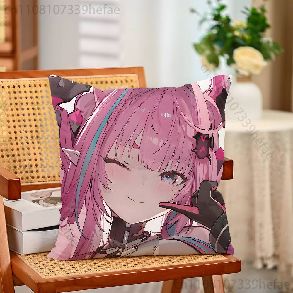 Arknights Endfield Pillow Cases for Bedroom Living Room Sofa Home Decor Polyester Cushion Cover with Zipper