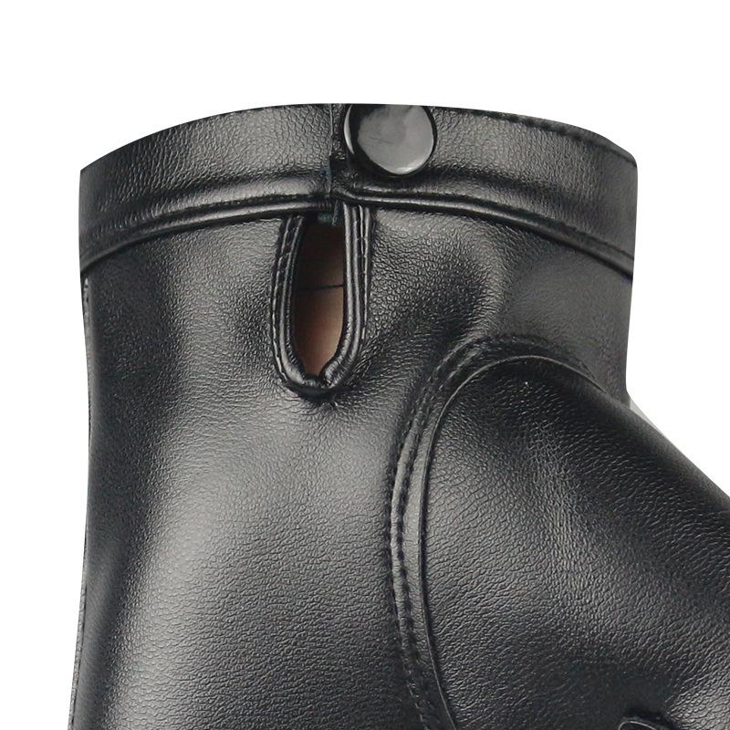 Leather Half-finger Gloves Men's and Women's Four-season Dancing Riding Fingerless Fingers Fingerless Half-hand