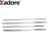 Side Door Body Trim For Mazda CX8 CX-8 2017 2018      Chrome Car Door Line Panel Streamer Strip Accessories