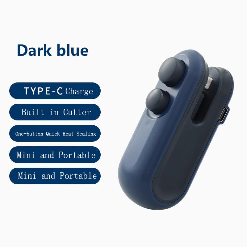 Electric Mini Heat Bag Sealing Machine Package Sealer Bags 2in1 Plastic Bag Sealing Machine Handheld Plastic Bag Heat Sealer