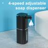 Automatic Soap Dispenser Touchless IPX5 Waterproof USB Rechargeable 4-Level Adjustable Volume 10-Second Continuous Flow Soap Dispenser