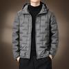Luxury Men's American Style Hooded White Duck Down Jacket for Winter 2026
