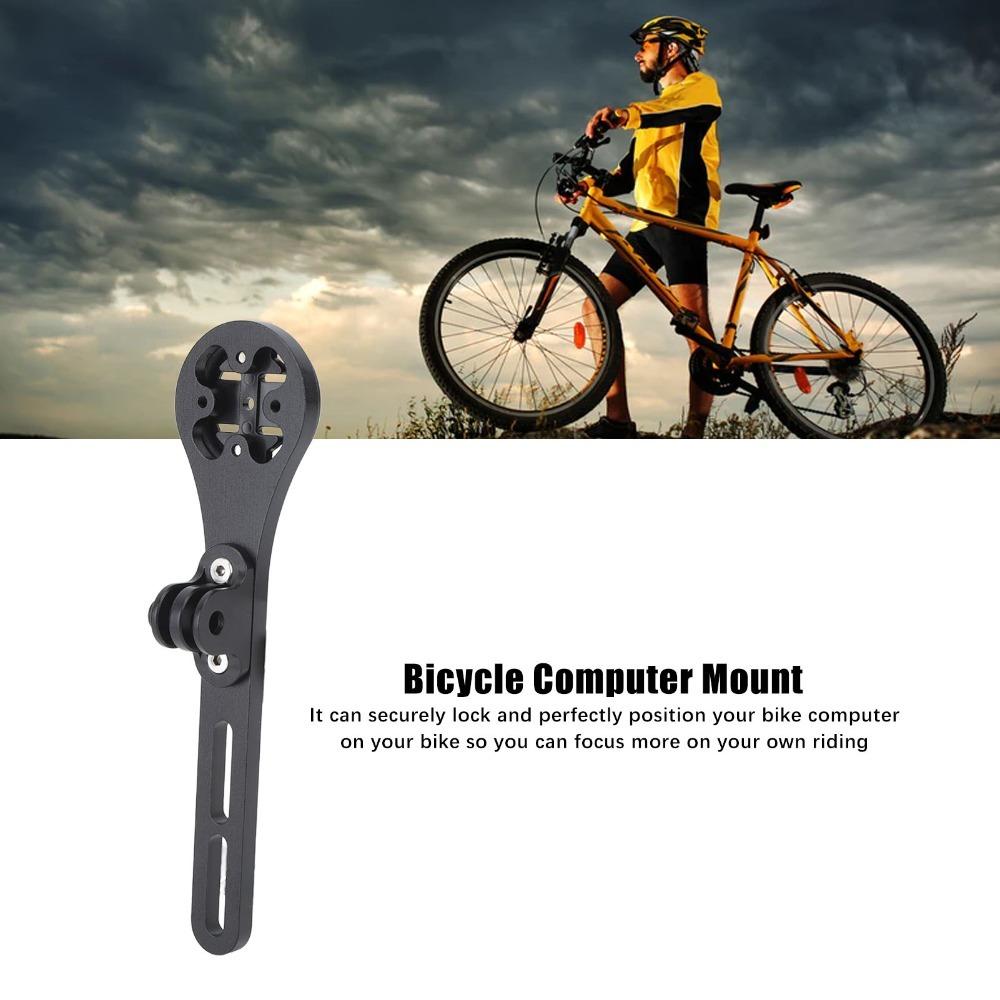 Aluminum Alloy Bike Computer Holder for Garmin/ Bryton/ Cateye /Wahoo Bike Performance Upgrade