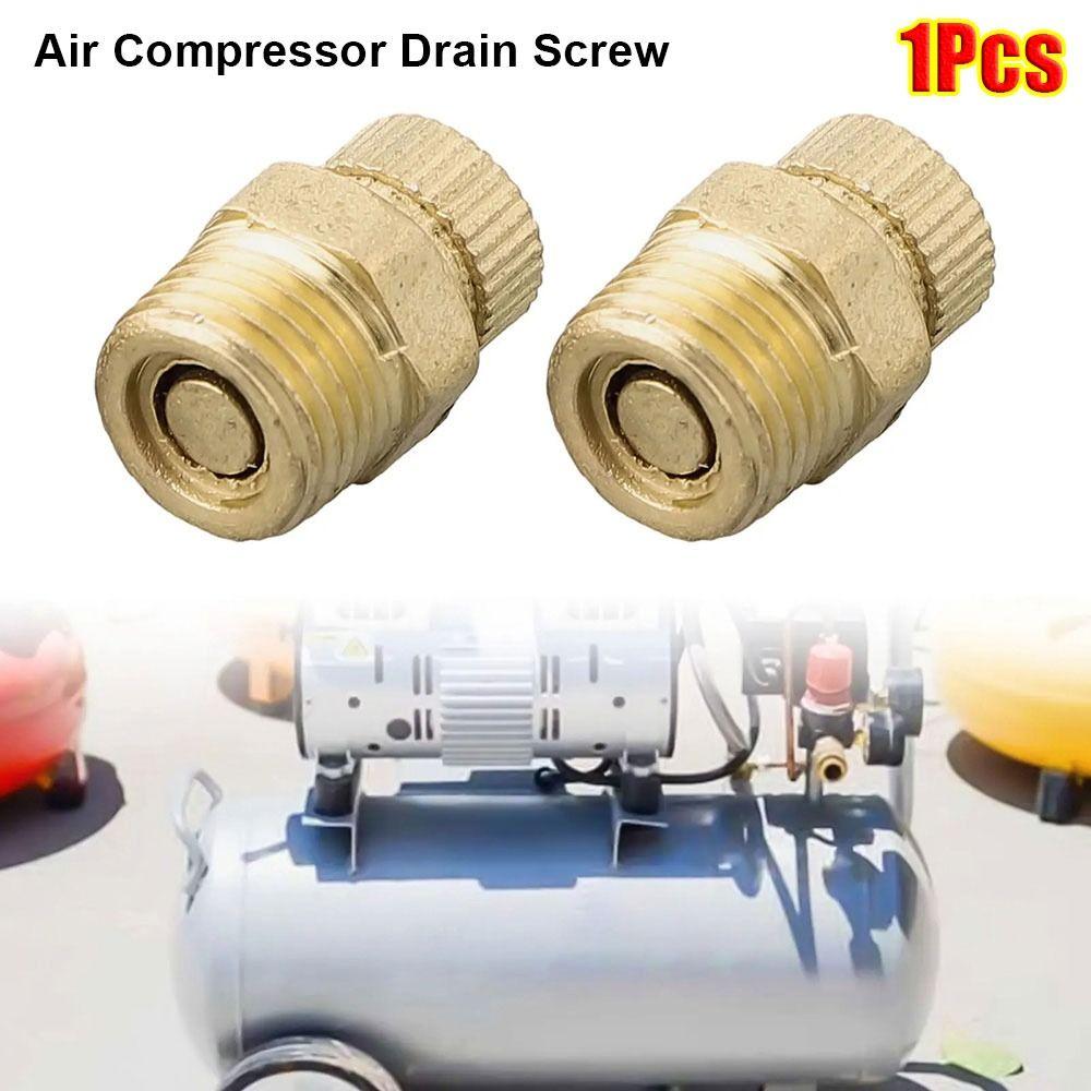 1Pcs Replacement Screw Valve Screw Silent Air Compressor Accessory New Drain Screw  Air Pump Tools