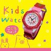 Crepha Kids Analog Watch Animal Design Waterproof Lightweight 13.5g Nylon Strap Pink for Girls Ages 3-12