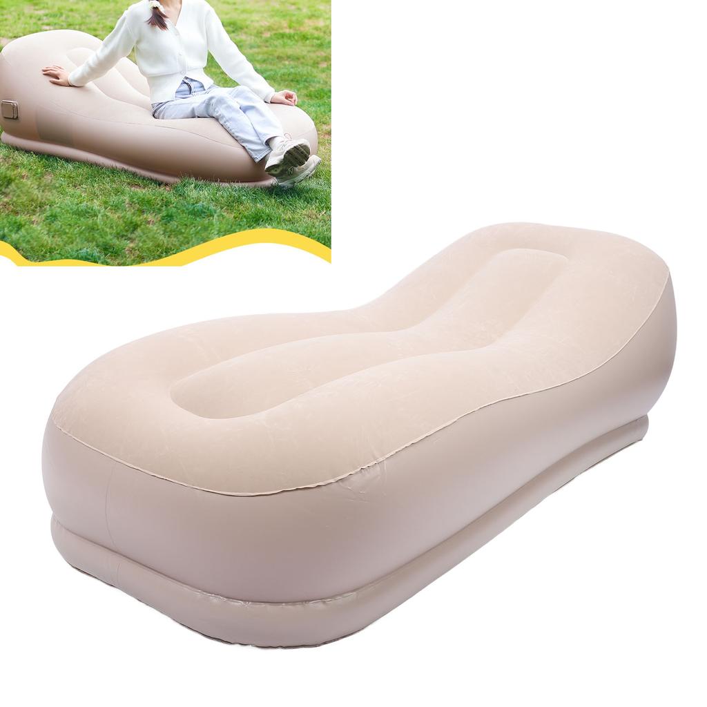 Sofá Hinchable Automático, Sofá Ergonómico Portátil Sofá para Acampada al Aire Libre, Siestas, Relajación para el Hogar, 68.9x29.5x19.7in