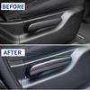 Carbon Fiber Seat Adjustment Button Wrench Cover Trim Kit for Dodge Durango 2011-2022