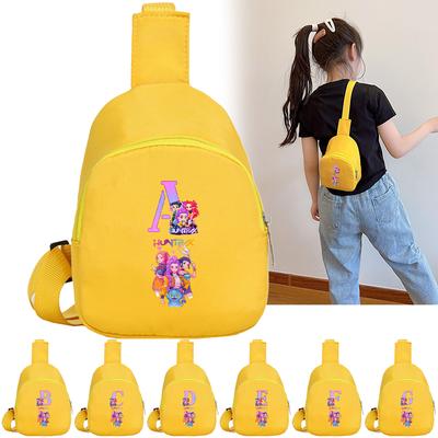 Sac à bandoulière imprimé K-Pop Demon Hunters Dessin animé Anime Sac bandoulière Kawaii Portable Compact Sac de rangement Pochette bandoulière Cadeau d'anniversaire pour enfant