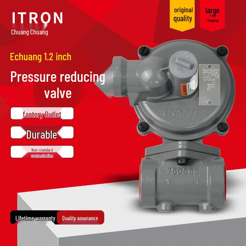 Echuang ITron 1.5" Gas Pressure Reducing and Regulating Valve for Natural and Liquefied Petroleum Gas.