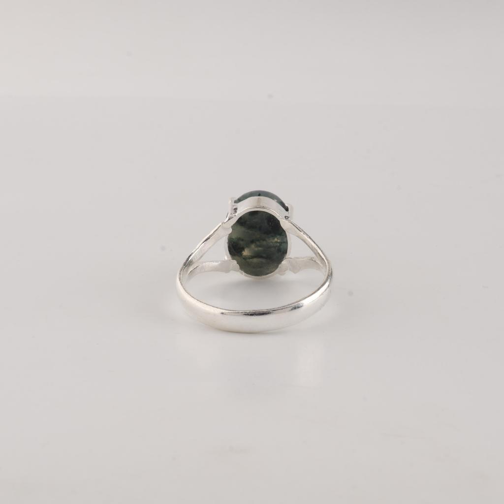 Mosagaat Edelsteen 925 Sterling Zilver Dames Sieraden Handgemaakt Mooie Ring Voor Verjaardagscadeau RR-75-24