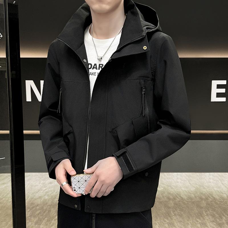 Men's Stylish Windbreaker: Hipster American Outdoor Casual Jacket for Spring & Autumn