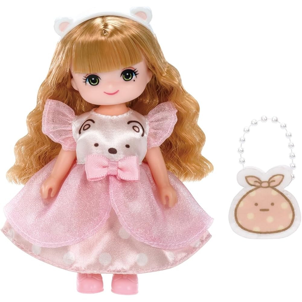Takara Tomy Licca-chan Doll LD-29 White Bear Outfit 20cm