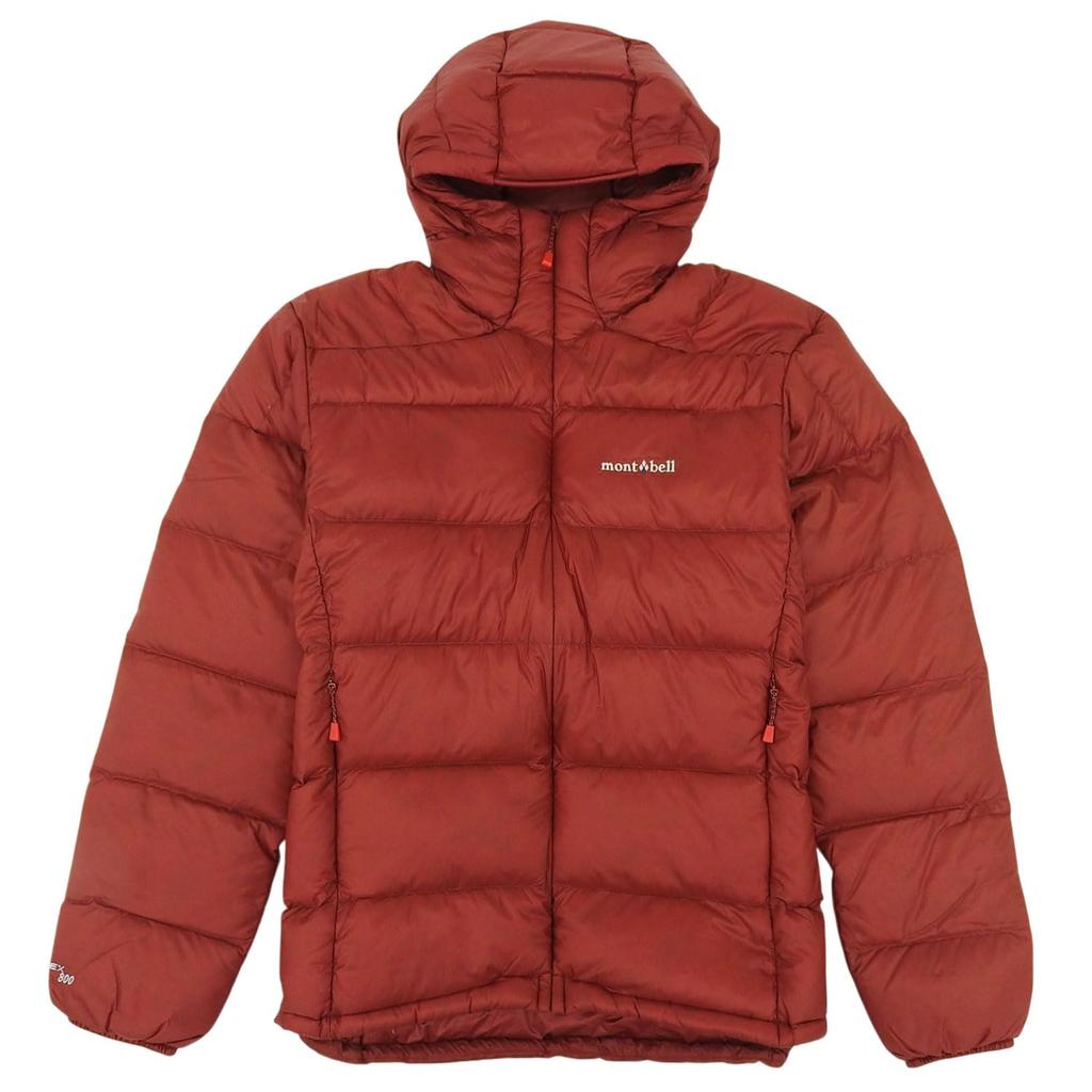montbell light alpine down parka 1101606 men's red M
