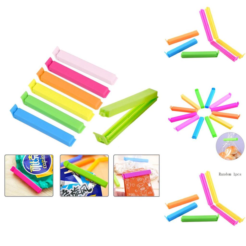 Colorful Random Kitchen Sealing Bag Clips Perfect For Snacks And Dry Food Storage