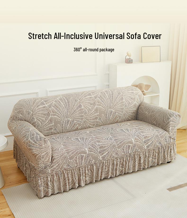 Four Seasons Non-Slip Stain-Proof Printed Sofa Cover for Living Room