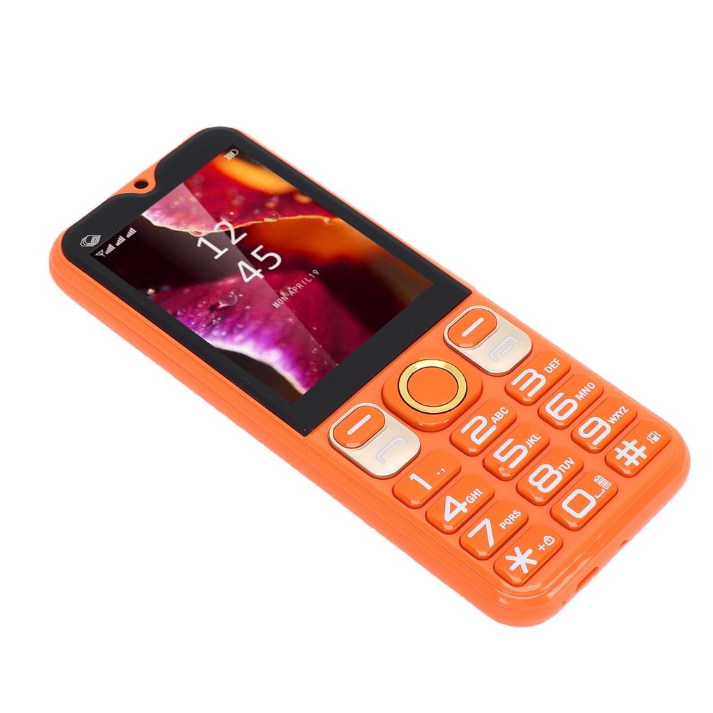 2G Unlocked Cell Phone with 2.8 Inch Screen Large Buttons Multifunctional Mobile Phone 3 SIM Card Slots SOS MP3 Call