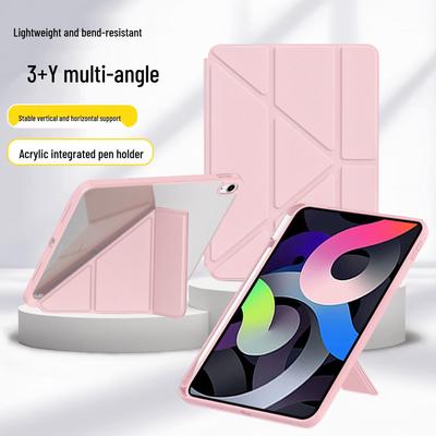 Custodia per Tablet Compatibile con iPad 11" e Air 10.9" con Slot per Penna, Copertura in Pelle Acrilica per Pro 11