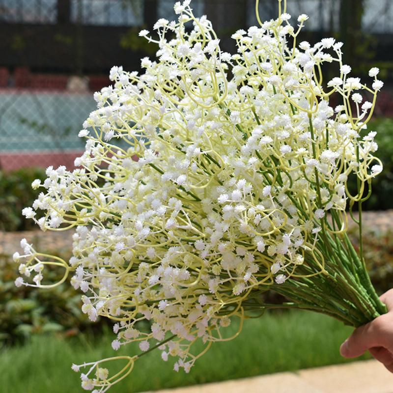 

Artificial Fake Flower Breath Gypsophila Silk Flowers Bouquet Home Decor