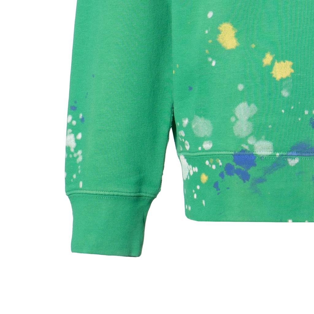 Polo Ralph Lauren Ss22 Logo Letter Number Print Crewneck Pullover Sweatshirt Men Sweatshirt Green 710865024-001