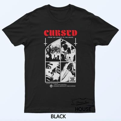 Cursed Horror Slasher Metal Giallo T-Shirt
