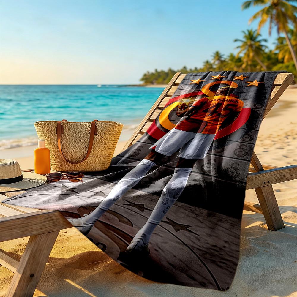 Galatasaray Beach Towel Super Soft & Absorbent Comfortable Lightweight