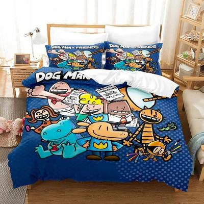 3D Baskı Karikatür Köpek Adam nevresim takımı Erkek Kız e N e n e n e n e n e n e n e n e n e Kraliçe Nevresim Yastık Kılıfı Yatak Çocuklar Yetişkin Moda Ev Textileextile