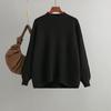New Autumn and Winter Retro Loose Solid Color Pullover Sweater for Women Half Turtleneck Sweater Bottoming Shirt
