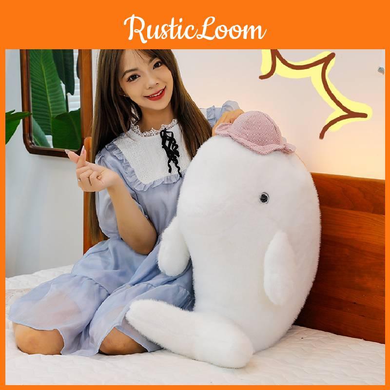 Dolphin Toys Plush Hat Cartoon Stuffed Dolls Room Decorations Kids Xmas Gifts