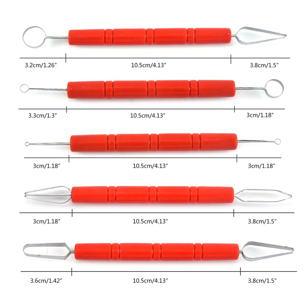 Pottery Tools Caving Knives Set Modeling Sculpturing Sculpture Pull Carving Knives Double Wire Broach Tool