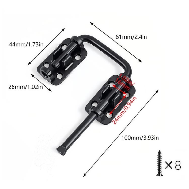 Heavy Type Security Chain Door Lock Rustproofed Door Security Latches Chain for Various Entryways