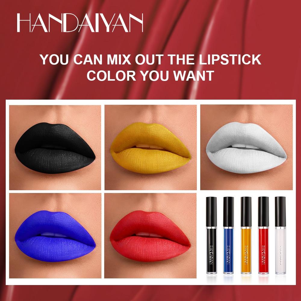 

HANDAIYAN Dumpling Lip Glaze DIY Набор губной помады Цветной тон ручной работы Цвет лица Цвет губ Легкий цвет Цвет