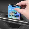 For RIVIAN R1T R1S Car Side Door Handle Storage Box Tray ABS Organizers Accessories Black 4PCS
